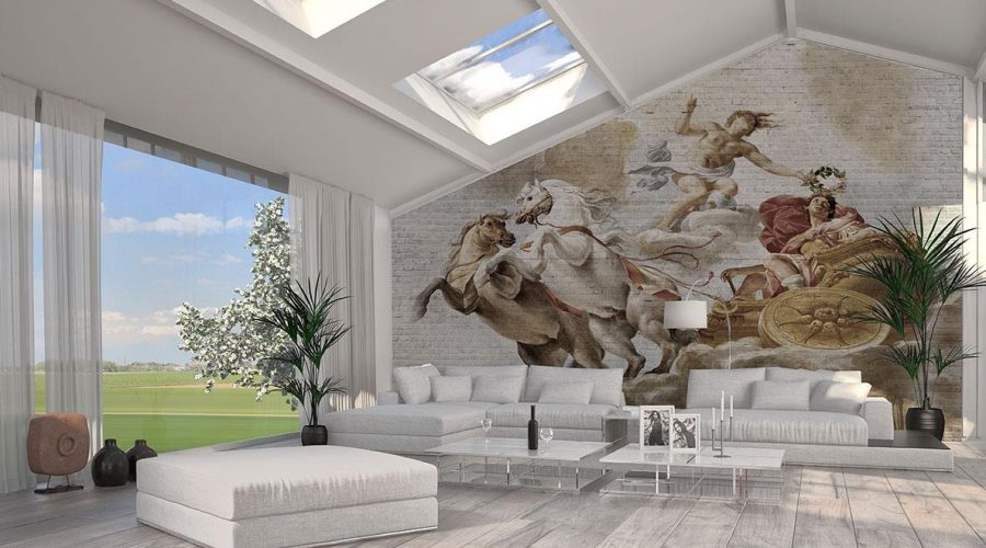 Mural Fresco Artwork Brick Effect