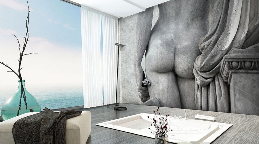 Mural Fresco Artwork: Bathroom